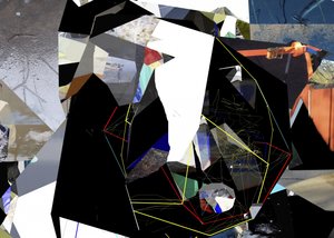 Abstrakte Geometrische Collage