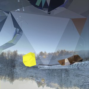 Abstrakte Winterreflexion