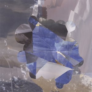 Blaues geometrisches Abstrakt