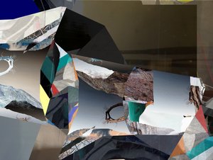 Fragmentierte Landschaft Abstrakt von Stefan Fransson
