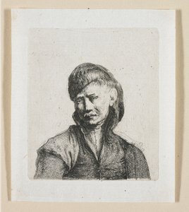 Büste eines Kosaken von Stefan Juliusz Norblin de la Gourdaine
