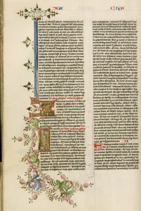 Dekorierter Initialbuchstabe Z; Dekorierter Initialbuchstabe I