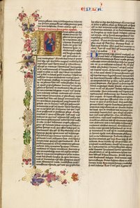 Initiale P: Heiliger Petrus