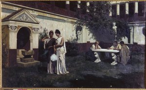 Letzte Sonnenstrahlen im Atrium von Stefan Vladislavovich Bakalowicz