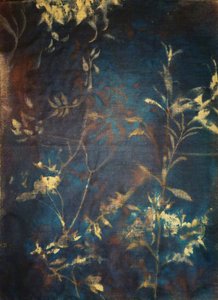Tiefblaue Botanicals