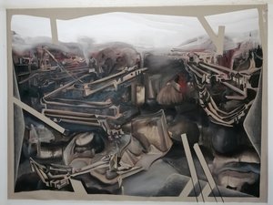 Dystopische Maschinenlandschaft von Stefano Mazzolini