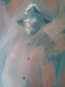 Geheimnisvolle Vermummte Figur