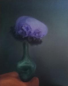 Mysteriöse lila Blüte