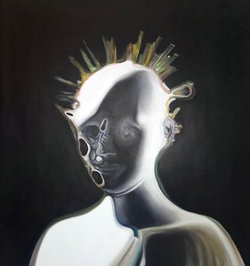 Surreales abstraktes Porträt