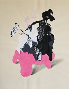 Surreale schwarze Form von Stefano Mazzolini