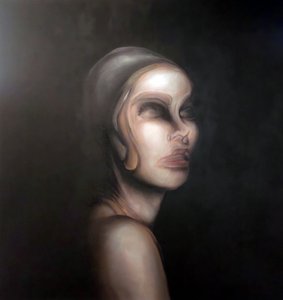 Surreales Frauenporträt