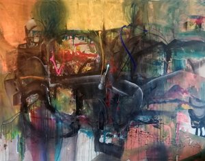 Lebendiges Urbanes Abstrakt von Stefano Mazzolini