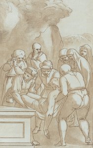 Die Grablegung, ca. 1780 von Stefano Mulinari