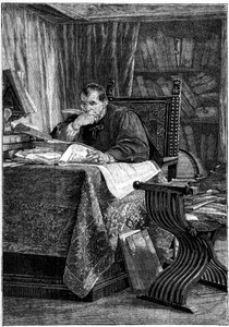 Porträt von Niccolò di Bernardo dei Machiavelli (Nicolas Machiavelli) von Stefano Ussi