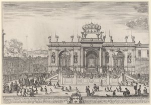 Altar für Fronleichnam, wahrscheinlich 1648 von Stefano della Bella