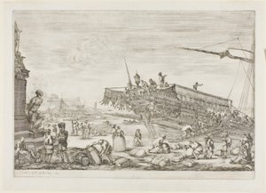 Änderung einer Galeere des Ordens von Saint Étienne von Stefano della Bella