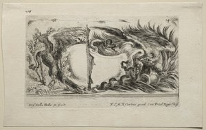 Sammlung verschiedener Kaprizen und neuer Entwürfe von Kartuschen und Ornamenten: Nr. 14 von Stefano della Bella