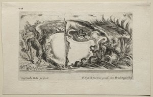 Sammlung verschiedener Capricen und neuer Entwürfe von Kartuschen und Ornamenten: Nr. 14 von Stefano della Bella