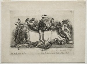 Sammlung verschiedener Capricen und neuer Entwürfe von Kartuschen und Ornamenten: Nr. 18 von Stefano della Bella