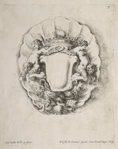 Sammlung verschiedener Kaprizen und neuer Entwürfe von Kartuschen und Ornamenten: Nr. 7