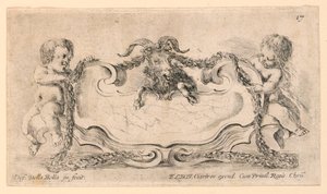 Wappen, Nr. 17 aus "Raccolta di varii cappriccii et nove inventioni di cartelle et ornamenti"