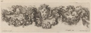 Feston mit Medici-Wappen, wahrscheinlich 1648 von Stefano della Bella