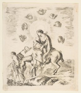 Flucht nach Ägypten, ca. 1641 von Stefano della Bella