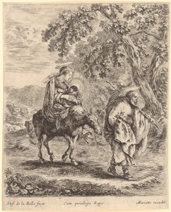 Flucht nach Ägypten von Stefano della Bella