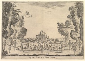 Vierte Szene, das Meer, aus Die Hochzeit der Götter Le nozze degli Dei, 1637