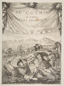 Frontispiz für Il Cosmo, 1650 von Stefano della Bella