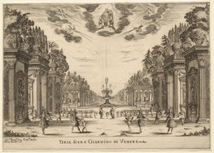 Garten der Venus, 3. Szene: Die Hochzeit der Götter von Stefano della Bella