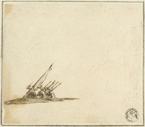 Gruppe von Fußsoldaten
