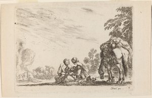 Zigeuner bei der Rast von Stefano della Bella