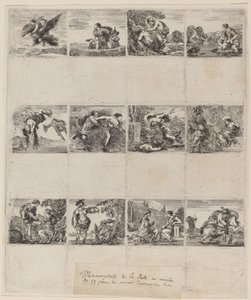 Mythologische Spielkarten, 1644 von Stefano della Bella