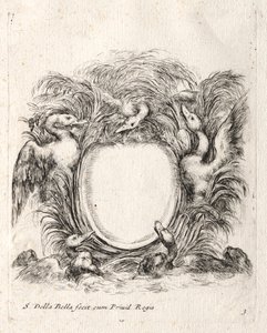 Neues Modell für ein Kartusche, 1647