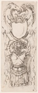 Ornamenti o Grottesche (Groteskes Ornament) von Stefano della Bella
