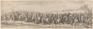 Polnische Adlige, Seine Exzellenz der Botschafter und seine Kutsche, 1633 von Stefano della Bella
