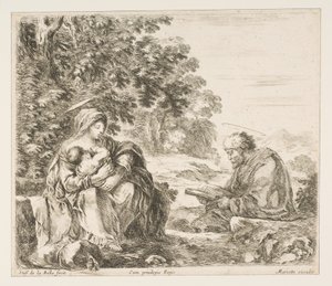 Ruhe auf der Flucht nach Ägypten, ca. 1649