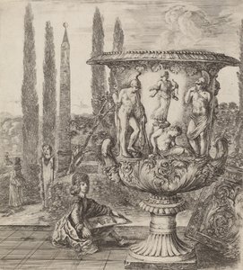 Die Vase der Medici, 1656 von Stefano della Bella