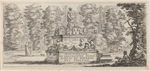 Titelblatt für Divers paysages, vor oder um 1647 von Stefano della Bella