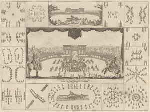 Turnier in Florenz für die Hochzeit von Großherzog Ferdinand I. von Stefano della Bella