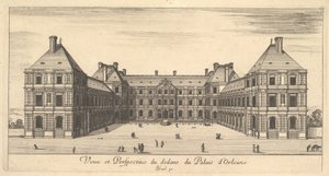 Ansicht und Perspektive des Inneren des Palais d