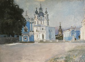 Das Smolny-Kloster in Sankt Petersburg, frühes 20. Jahrhundert