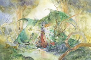 Fee und Wald-Drachen