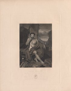 Caius Marius auf den Ruinen von Karthago von Stephen Alonso Schoff