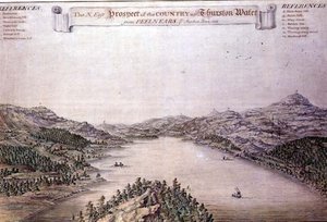 Nordostansicht des Landes bei Thurston Water von Peelnears von Stephen Penn