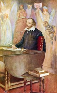 Shakespeare und einige der unsterblichen Kreaturen seiner Fantasie