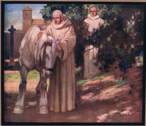 St. Kolumba und das weiße Pferd