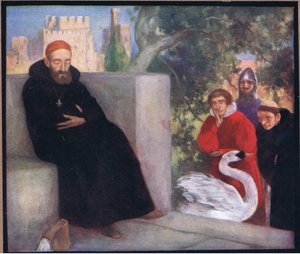 St. Hugo von Lincoln und der Schwan von Stephen Reid