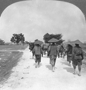 Auf nach China von Bhamo, Burma, 1908 von Stereo Travel Co
